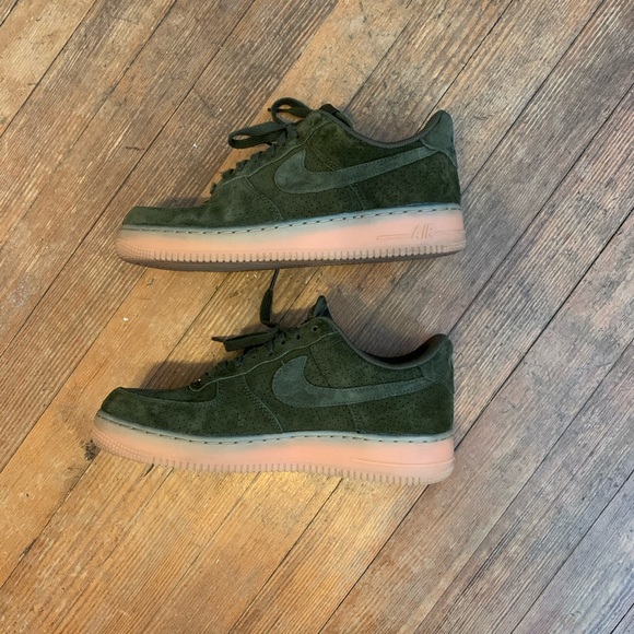 air force one green suede